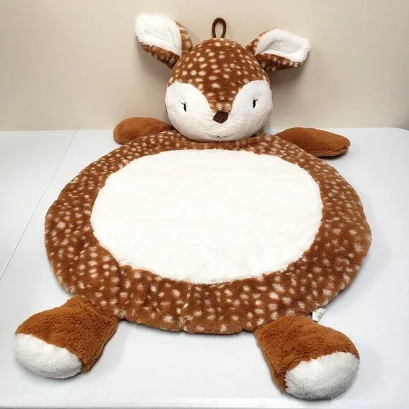 Mary Meyer 38" Deer Fawn Baby Play Mat Plush - Picture 1 of 6